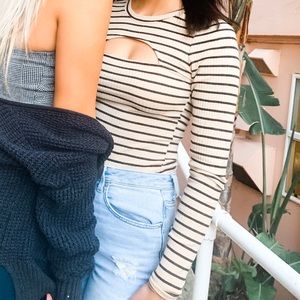 AE top, striped